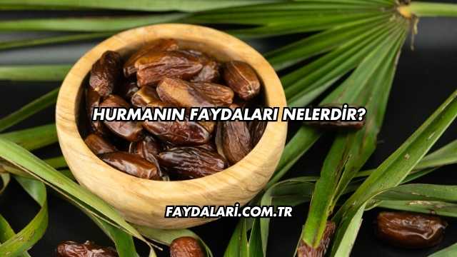 Hurmanın Faydaları Nelerdir?