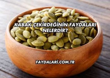 Kabak Çekirdeğinin Faydaları Nelerdir?