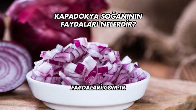 Kapadokya Soğanının Faydaları Nelerdir?