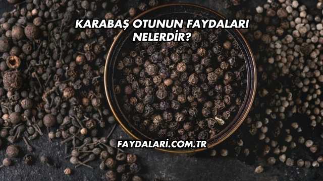 Karabaş Otunun Faydaları Nelerdir?