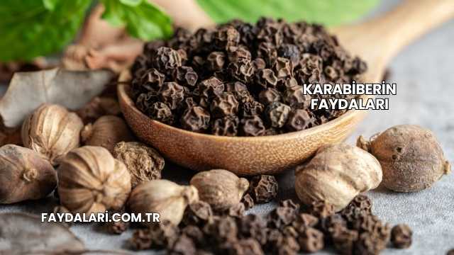 Karabiberin Faydaları