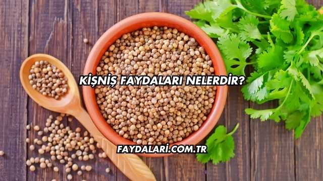 Kişniş Faydaları Nelerdir?