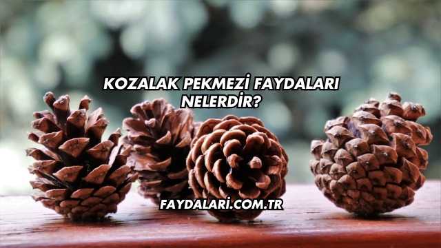 Kozalak Pekmezi Faydaları Nelerdir?