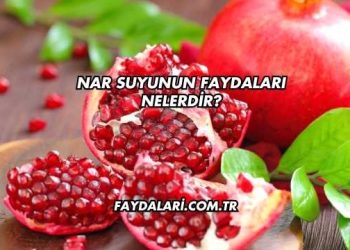 Nar Suyunun Faydaları Nelerdir?