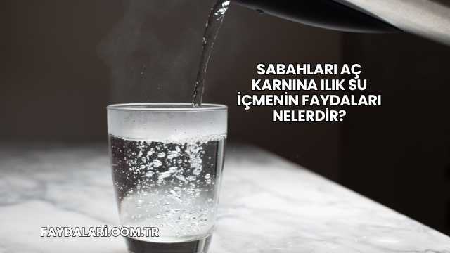 Sabahları Aç Karnına Ilık Su İçmenin Faydaları Nelerdir?