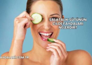 Salatalık Sütünün Cilde Faydaları Nelerdir?