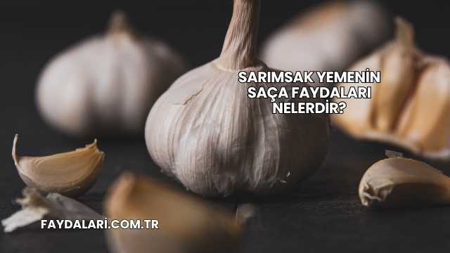 Sarımsak Yemenin Saça Faydaları Nelerdir?