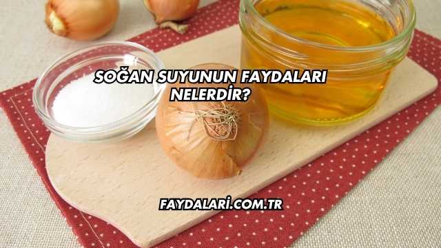 Soğan Suyunun Faydaları Nelerdir?