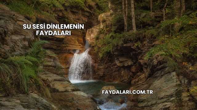 Su Sesi Dinlemenin Faydaları