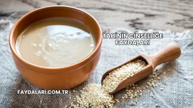 Tahinin Cinselliğe Faydaları