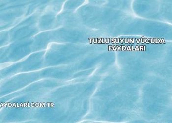 Tuzlu Suyun Vücuda Faydaları