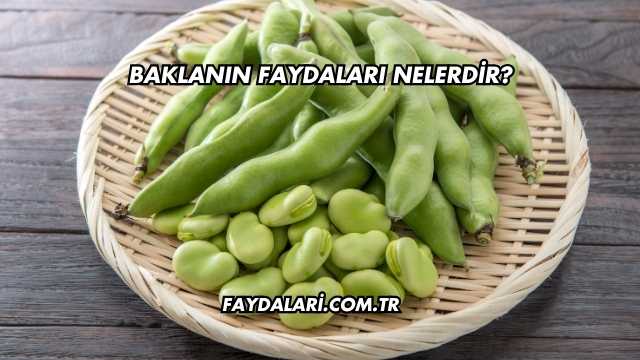 Baklanın Faydaları Nelerdir?