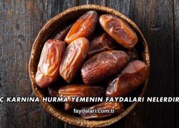 Aç Karnına Hurma Yemenin Faydaları Nelerdir?