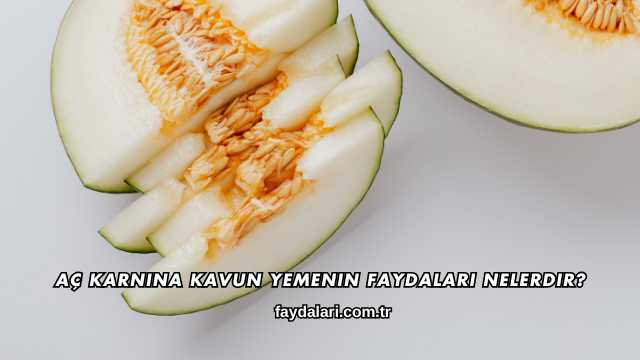 Aç Karnına Kavun Yemenin Faydaları Nelerdir?