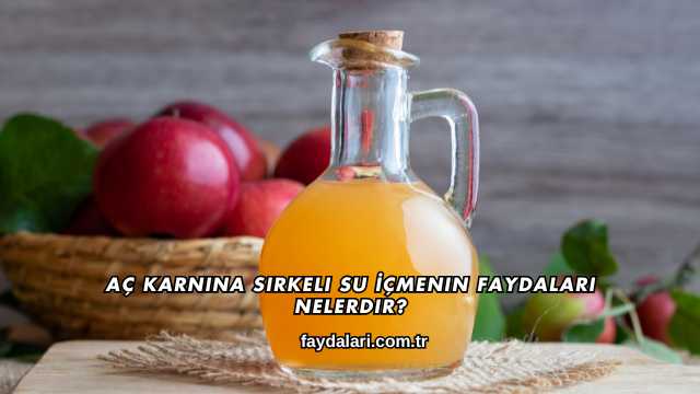 Aç Karnına Sirkeli Su İçmenin Faydaları Nelerdir?