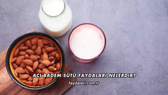 Acı Badem Sütü Faydaları Nelerdir?