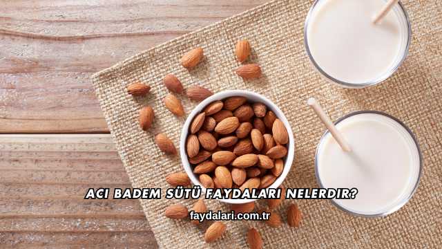 Acı Badem Sütü Faydaları Nelerdir?