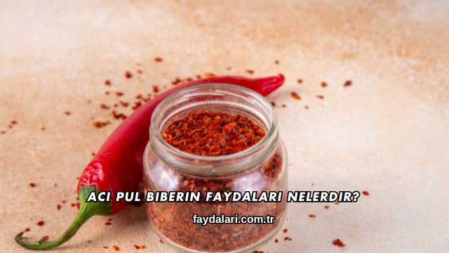 Acı Pul Biberin Faydaları Nelerdir?