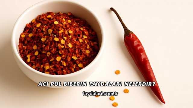 Acı Pul Biberin Faydaları Nelerdir?
