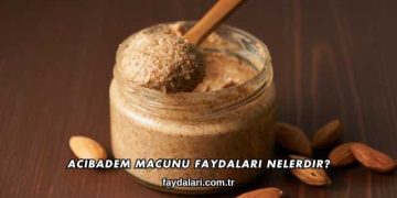 Acıbadem Macunu Faydaları Nelerdir?