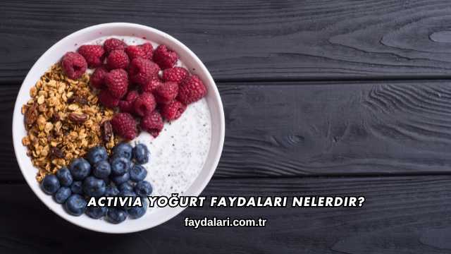 Activia Yoğurt Faydaları Nelerdir?