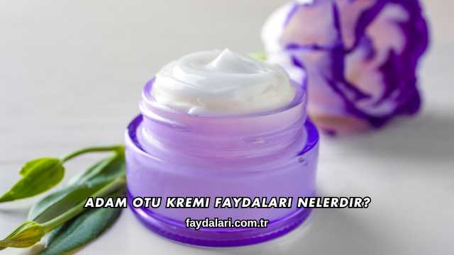 Adam Otu Kremi Faydaları Nelerdir?