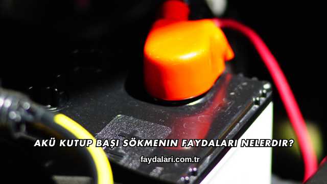 Akü Kutup Başı Sökmenin Faydaları Nelerdir?