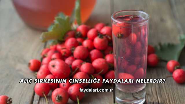 Alıç Sirkesinin Cinselliğe Faydaları Nelerdir?