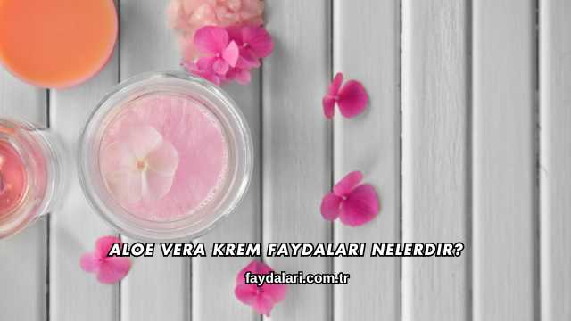 Aloe Vera Krem Faydaları Nelerdir?