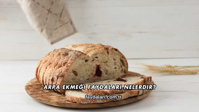 Arpa Ekmeği Faydaları Nelerdir?