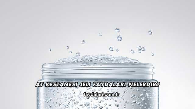 At Kestanesi Jeli Faydaları Nelerdir?