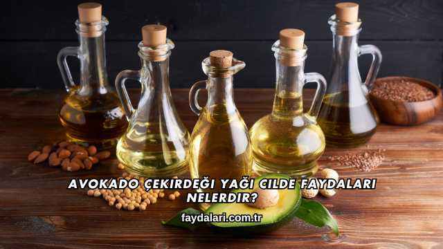 Avokado Çekirdeği Yağı Cilde Faydaları Nelerdir?