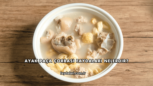 Ayak Paça Çorbası Faydaları Nelerdir?