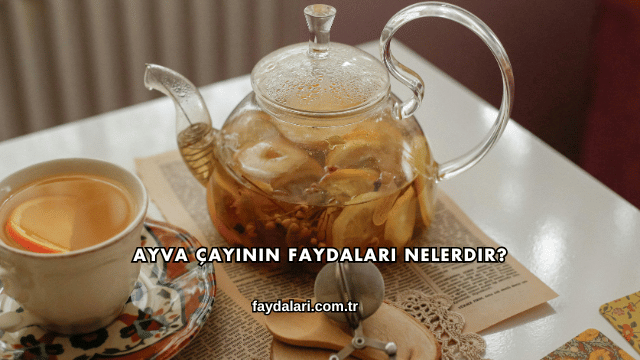 Ayva Çayının Faydaları Nelerdir?