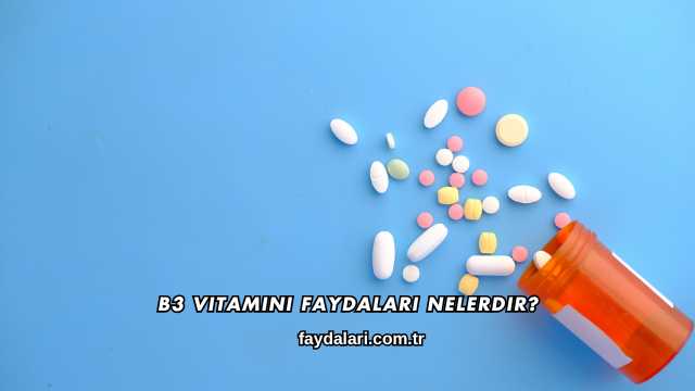 B3 Vitamini Faydaları Nelerdir?