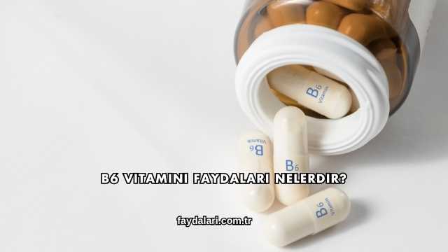 B6 Vitamini Faydaları Nelerdir?