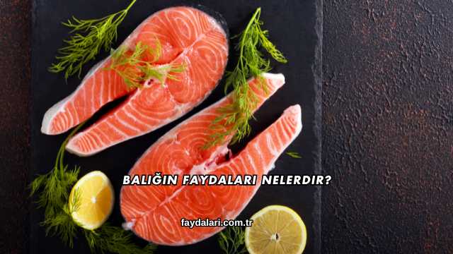 Balığın Faydaları Nelerdir?