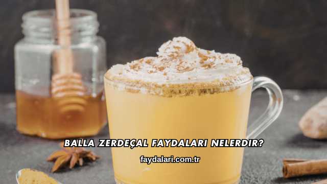 Balla Zerdeçal Faydaları Nelerdir?