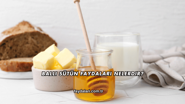 Ballı Sütün Faydaları Nelerdir?