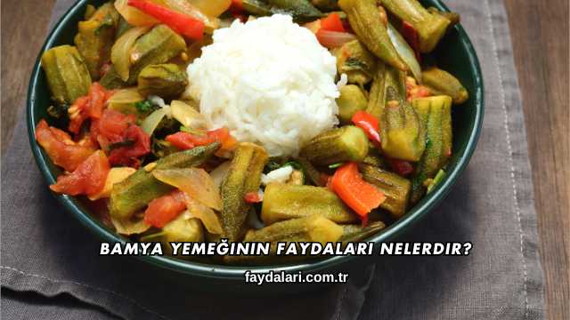 Bamya Yemeğinin Faydaları Nelerdir?