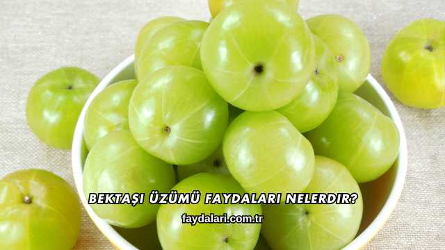 Bektaşi Üzümü Faydaları Nelerdir?