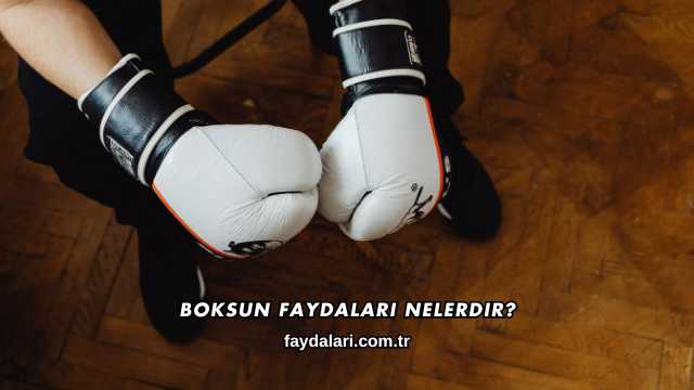 Boksun Faydaları Nelerdir?