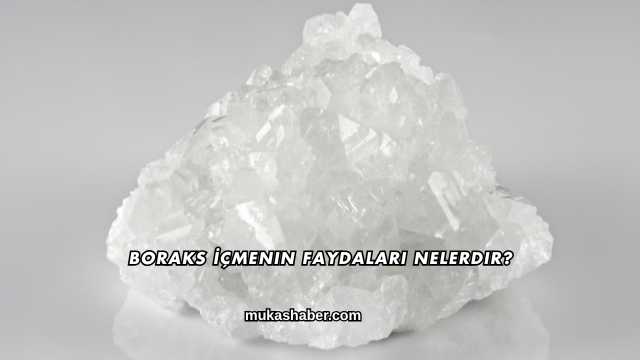 Boraks İçmenin Faydaları Nelerdir?