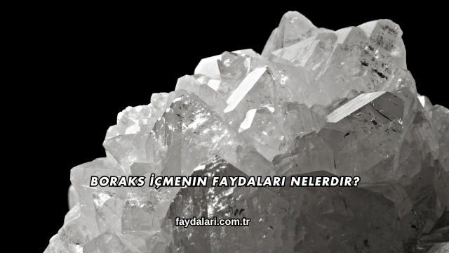 Boraks İçmenin Faydaları Nelerdir?