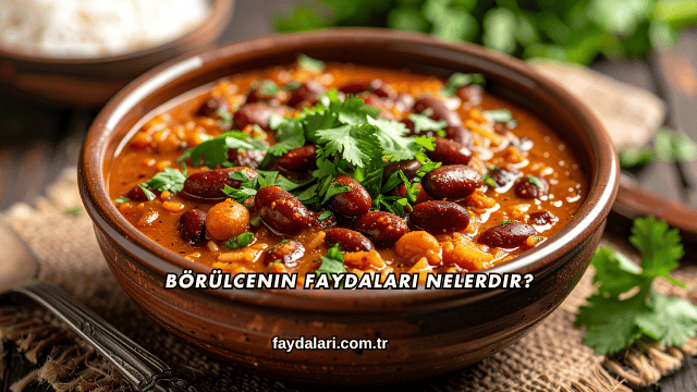 Börülcenin Faydaları Nelerdir?