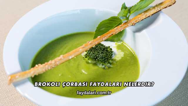 Brokoli Çorbası Faydaları Nelerdir?