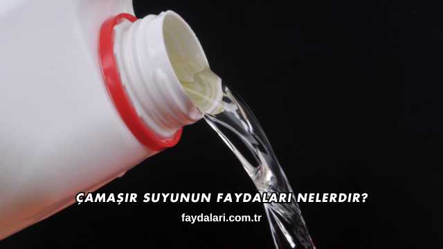 Çamaşır Suyunun Faydaları Nelerdir?