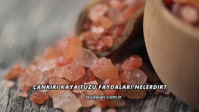 Çankırı Kaya Tuzu Faydaları Nelerdir?
