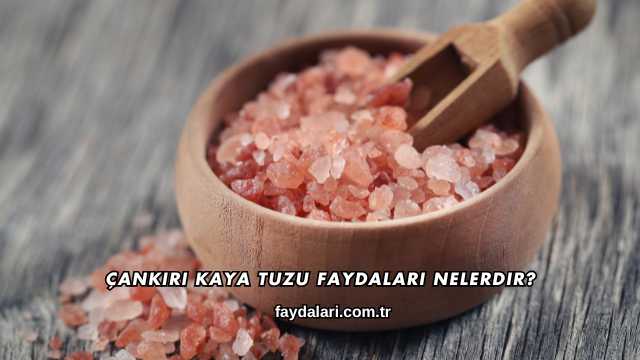 Çankırı Kaya Tuzu Faydaları Nelerdir?