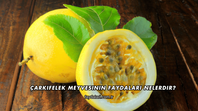 Çarkıfelek Meyvesinin Faydaları Nelerdir?